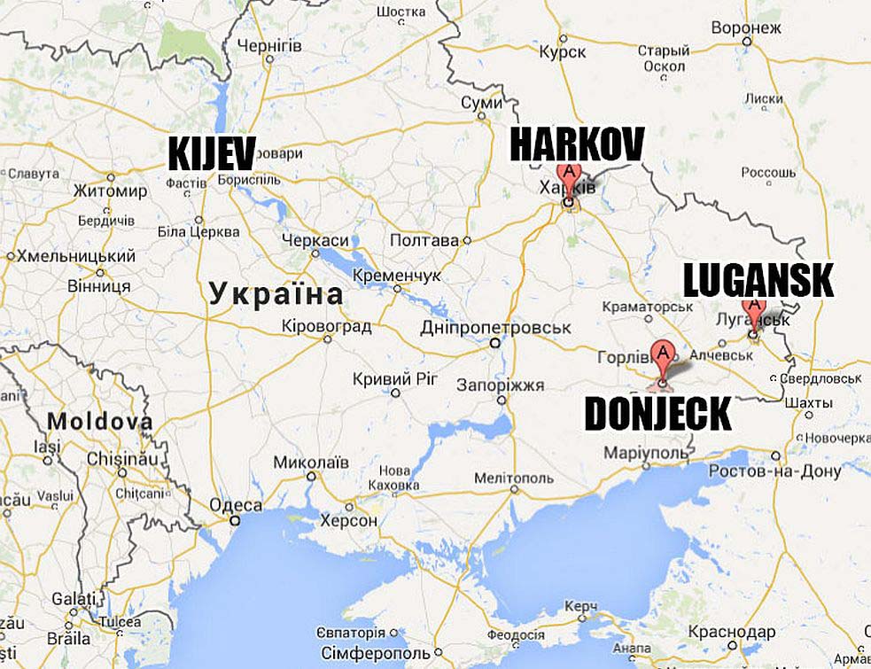 ПРАВЕ НОВУ ДРЖАВУ Представници Доњецка и Луганска стварају нову Малорусију, наследницу Украјине